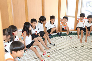 夏の思い出の発表　きりん・ぱんだ・さくら・E