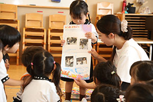 夏の思い出の発表　きりん・ぱんだ・さくら・E