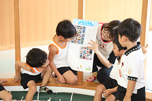 夏の思い出の発表　きりん・ぱんだ・さくら・E