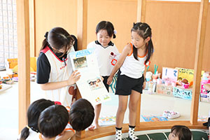 夏の思い出の発表　きりん・ぱんだ・さくら・E