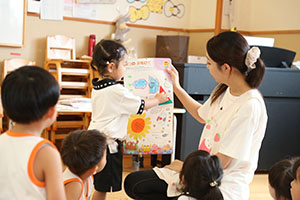 夏の思い出の発表　きりん・ぱんだ・さくら・E