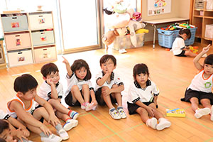 夏の思い出の発表　ことり・りす・たんぽぽ