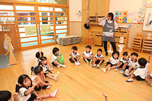 夏の思い出の発表　ことり・りす・たんぽぽ