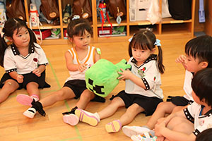 夏の思い出の発表　ことり・りす・たんぽぽ