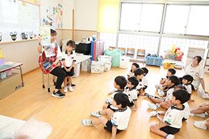 夏の思い出の発表　ことり・りす・たんぽぽ
