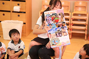 夏の思い出の発表　ことり・りす・たんぽぽ
