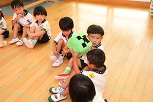 夏の思い出の発表　ことり・りす・たんぽぽ