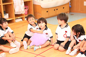 夏の思い出の発表　ことり・りす・たんぽぽ