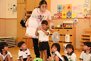 夏の思い出の発表　ことり・りす・たんぽぽ