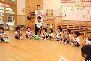 夏の思い出の発表　ことり・りす・たんぽぽ