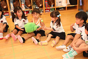 夏の思い出の発表　ことり・りす・たんぽぽ