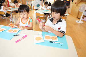 敬老の日の制作　ばら