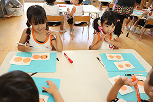 敬老の日の制作　ばら