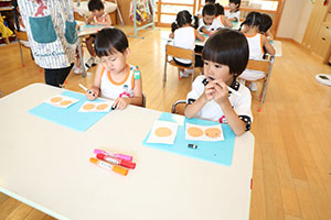 敬老の日の制作　ばら