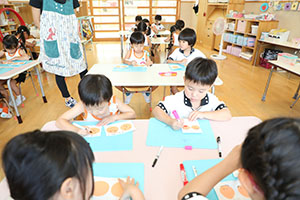 敬老の日の制作　ばら
