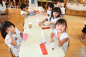 お店屋さんごっこ　年中組　