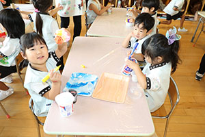 お店屋さんごっこ　年中組　