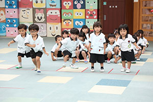 かけっこの活動　ことり