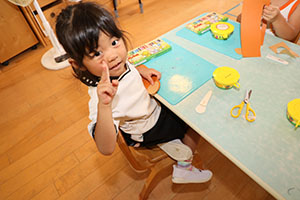 きのこの制作　きりん