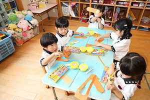 きのこの制作　きりん