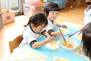 お月見の制作　こあら