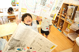 フラッグの制作　ひまわり
