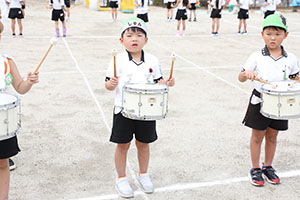 鼓隊の活動頑張っています！　A・B