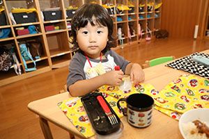 お米のジェラート　美味しかったね　ひよこ・あひる・ぺんぎん