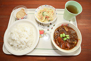 お米のジェラート　美味しかったね　ひよこ・あひる・ぺんぎん