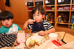 お米のジェラート　美味しかったね　ひよこ・あひる・ぺんぎん