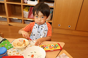 お米のジェラート　美味しかったね　ひよこ・あひる・ぺんぎん