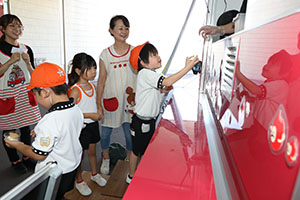 お米のジェラート　美味しかったね　年長組