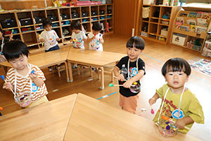 太鼓を作ったよ　ぺんぎん