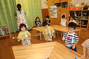 太鼓を作ったよ　ぺんぎん