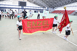 運動会予行　　年長組　鼓笛・A・B