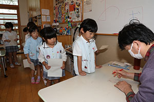 谷口先生の習字教室　　年長