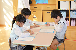 谷口先生の習字教室　　年長