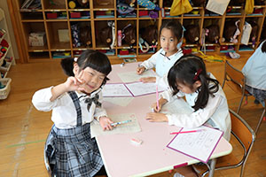 谷口先生の習字教室　　年長