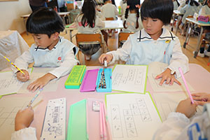 谷口先生の習字教室　　年長