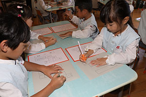 谷口先生の習字教室　　年長