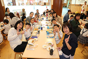 給食参観　ありがとうございました　　さくら