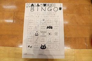 10月生まれのお誕生会　ーハロウィンビンゴー　年長