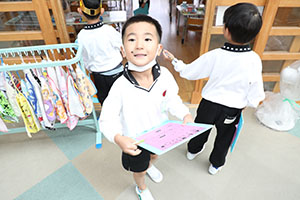 10月生まれのお誕生会　ーハロウィンビンゴー　年長