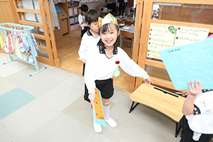 10月生まれのお誕生会　ーハロウィンビンゴー　年長