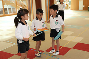 10月生まれのお誕生会　ーハロウィンビンゴー　年長