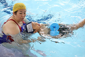 スイミングクラブへ行きました　ひまわり・さくら・たんぽぽ　NO．2