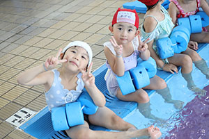 スイミングクラブへ行きました　ひまわり・さくら・たんぽぽ　NO．2