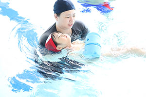 スイミングクラブへ行きました　ひまわり・さくら・たんぽぽ　NO．2