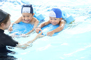 スイミングクラブへ行きました　ひまわり・さくら・たんぽぽ　NO．1