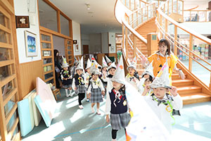 お菓子探し　ハッピーハロウィン🎃　ぱんだ・きりん